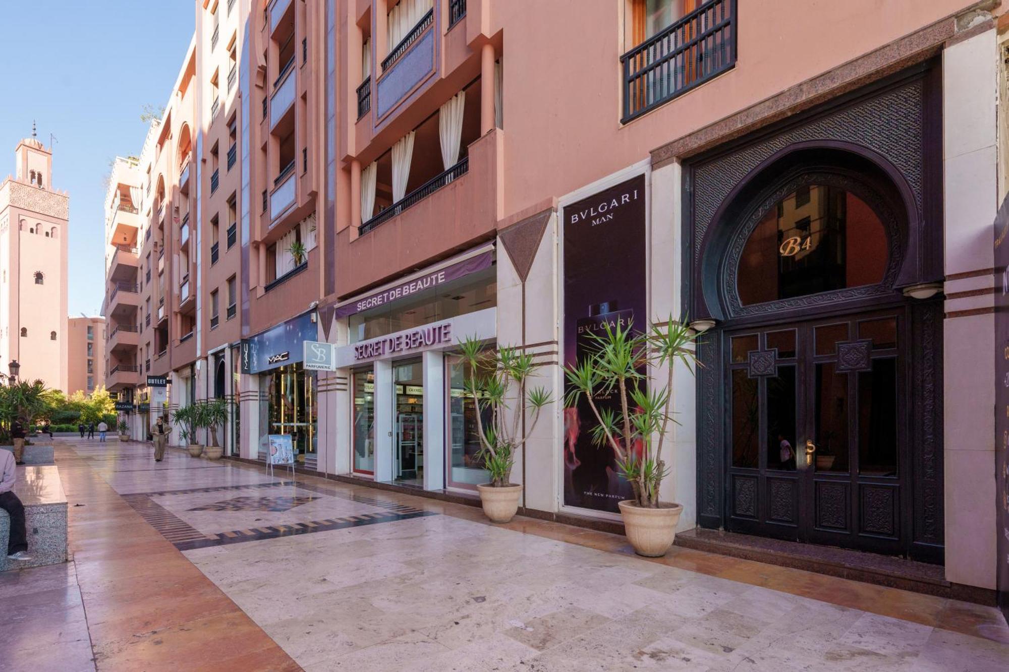 Appartement Haut Standing Gueliz Plaza Avec Vue Marrakesh Exterior photo