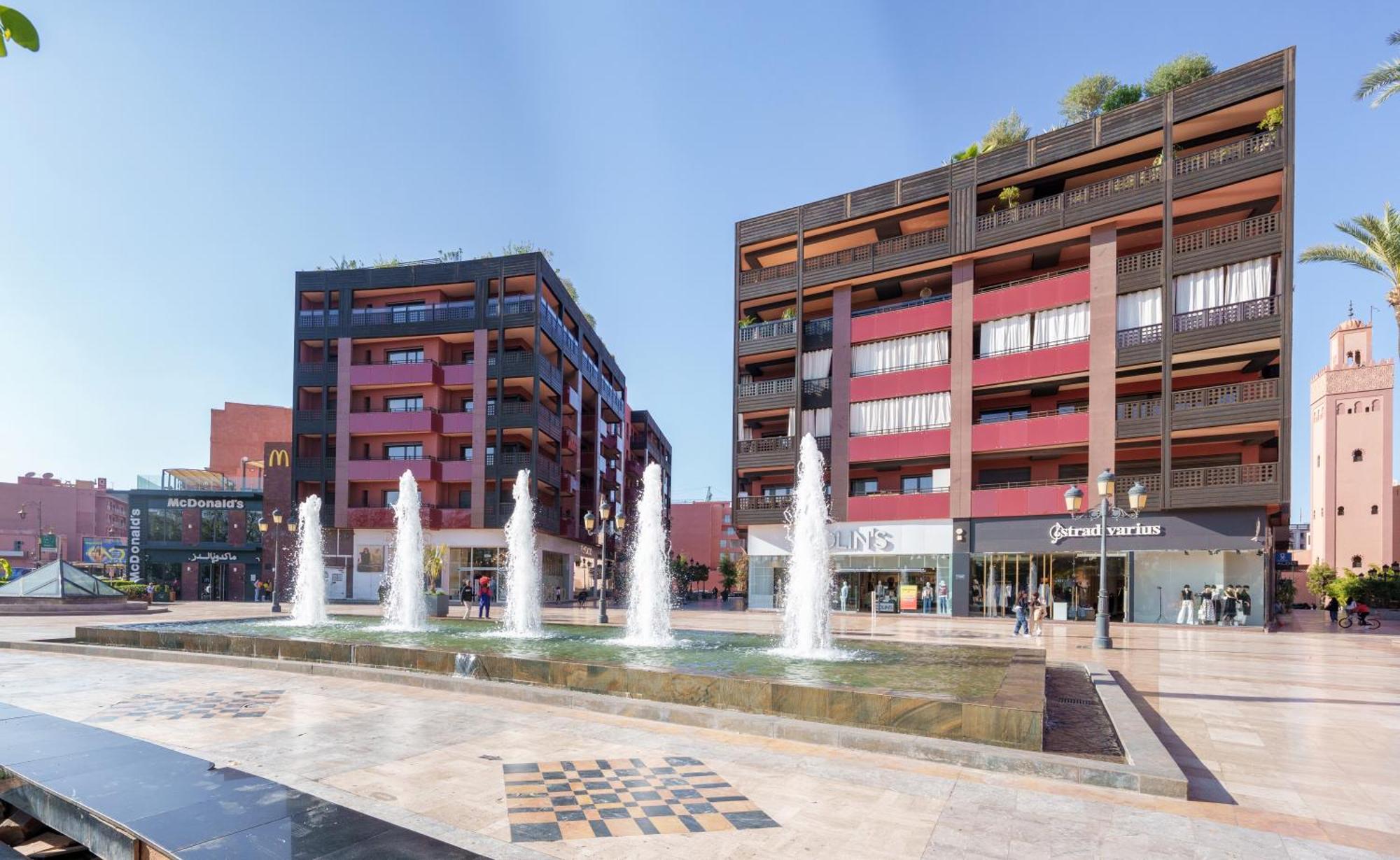 Appartement Haut Standing Gueliz Plaza Avec Vue Marrakesh Exterior photo